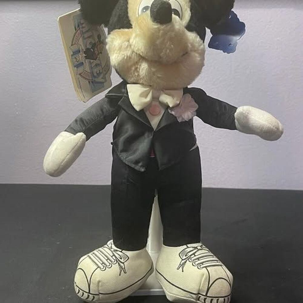 Mickey Mouse 16" Plush Doll in Tuxedo - 60 Years With You 1988 Applause Vintage